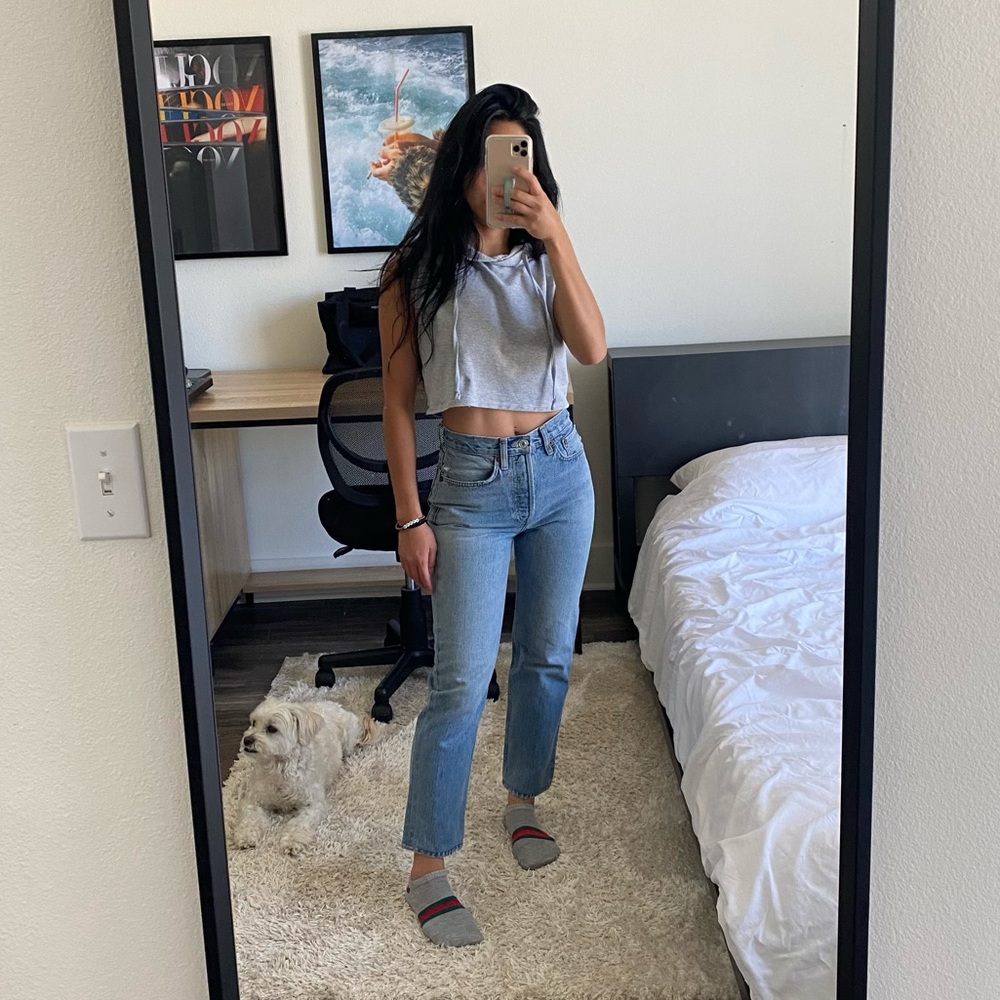 RE/DONE 70s Stove Pipe in Bleu